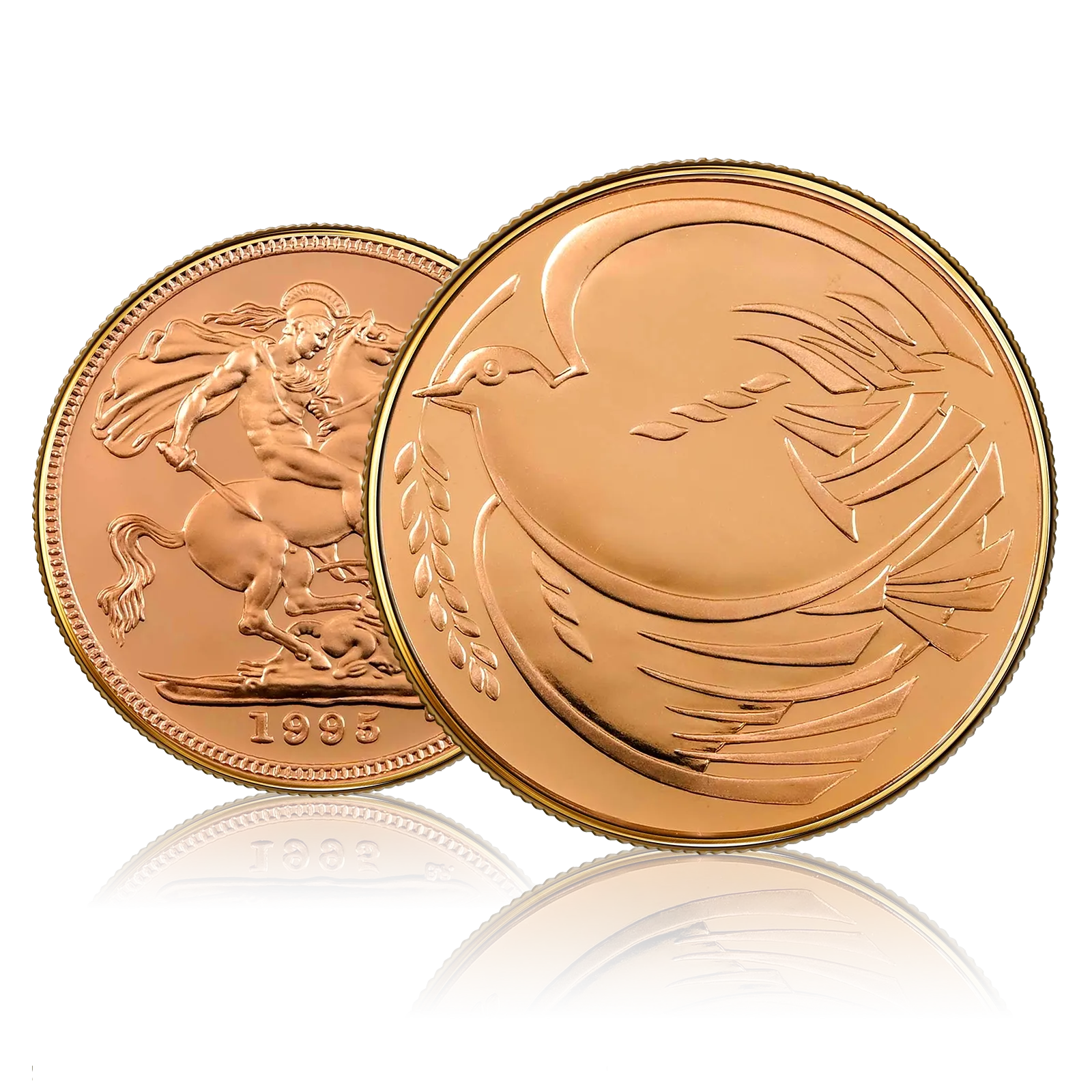 Gold Proof Sovereign Three Coin Box Set (1995) 4